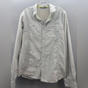 Arc’teryx Men’s Cotton Poly Plaid Button Down Long Sleeve Size M